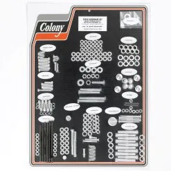 Colony #8311 CAD Complete Stock Hardware Kit - 1970 - 1975 Shovelhead - Cad Plated