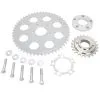 Lowbrow Customs Belt To Chain Conversion Kit Harley 1200 Sportster 2004 & Up - Silver Sprocket -Motorcycle Wheel Screws Outlet Shop 003798 lowbrow customs belt to chain conversion kit harley 1200 sportster 2004 up silver sprocket 1