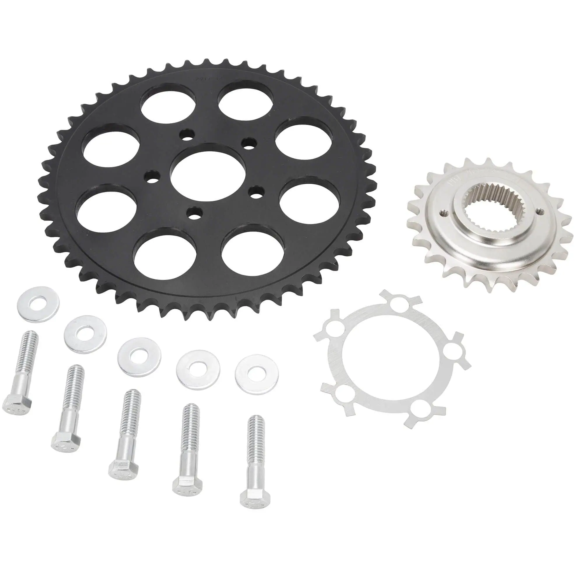 Lowbrow Customs Belt To Chain Conversion Kit Harley 883 Sportster 1995-2003 - Black Sprocket 3 Lowbrow Customs Belt To Chain Conversion Kit Harley 883 Sportster 1995-2003 - Black Sprocket