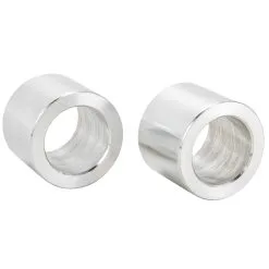 Lowbrow Customs 3/4 Inch ID X 7/8 Inch Long Aluminum Motorcycle Wheel Axle Spacers - Pair