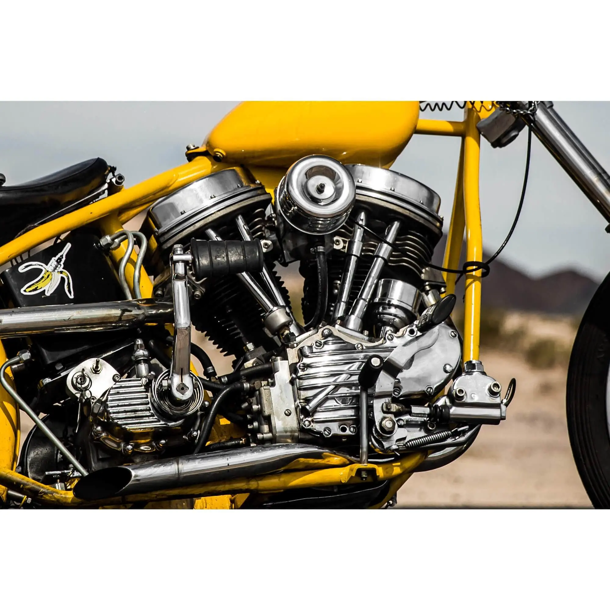 Lowbrow Customs Louvered Air Cleaner For S&S Super E / G Carburetors - Chrome 8 Lowbrow Customs Louvered Air Cleaner For S&S Super E / G Carburetors - Chrome - Image 6