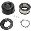 Lowbrow Customs Louvered Air Cleaner For Harley CV / EFI 1991-2020 - Black -Motorcycle Wheel Screws Outlet Shop 009261 lowbrow customs louvered air cleaner cv carburetors efi throttle body black 1