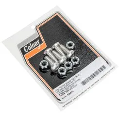 Colony #3268-10 Disc Front Brake Rotor To Hub Screw And Nut Kit 1984 - Up Harley-Davidson FXST FXWG
