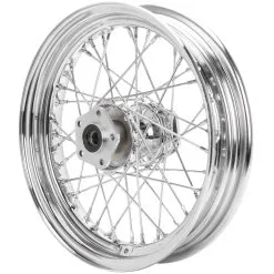 Mid-USA 16 X 3.00 Chrome Complete Rear Wheel Fits All Harley-Davidson 1979-1999