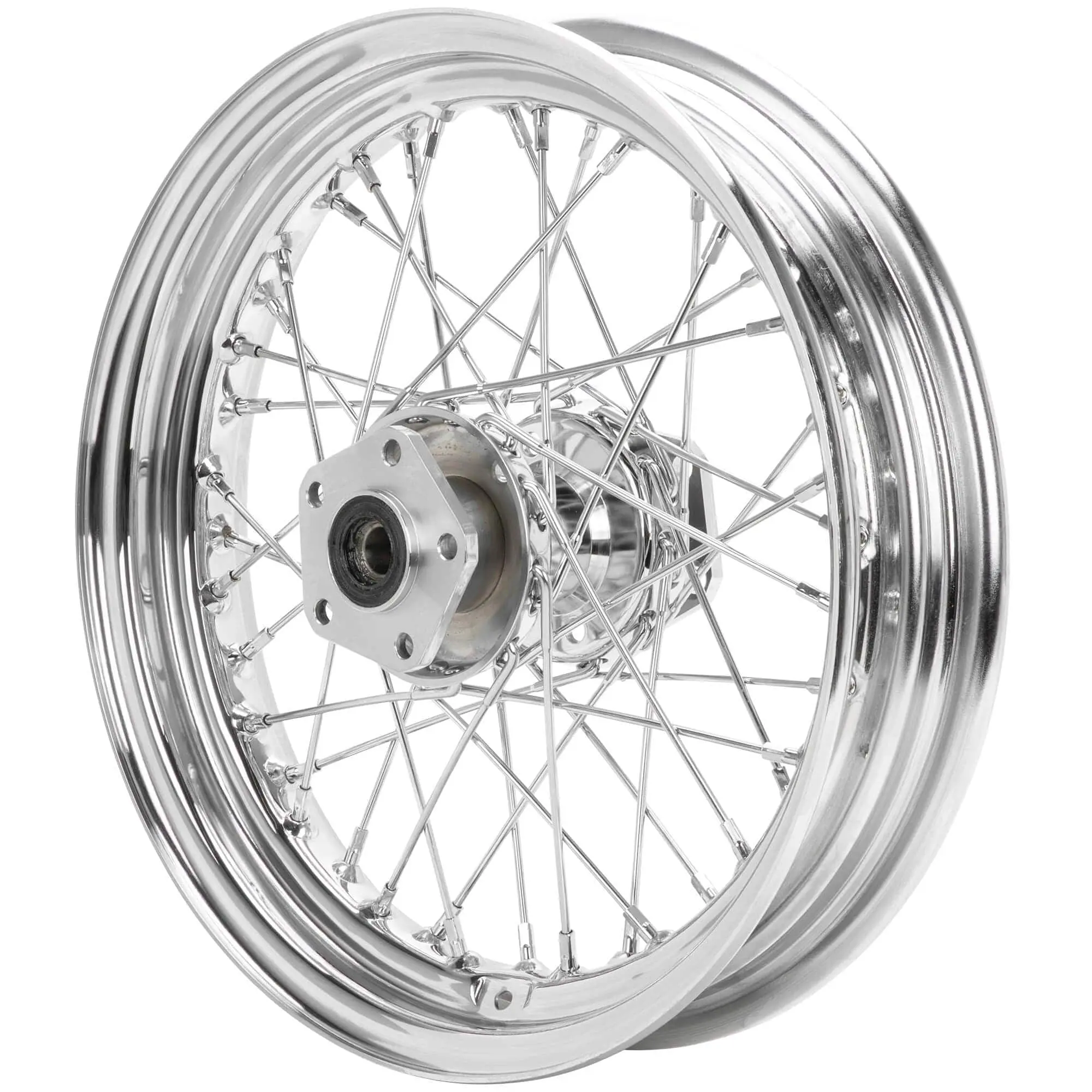 Mid-USA 16 X 3.00 Chrome Complete Rear Wheel Fits All Harley-Davidson 1979-1999 3 Mid-USA 16 X 3.00 Chrome Complete Rear Wheel Fits All Harley-Davidson 1979-1999
