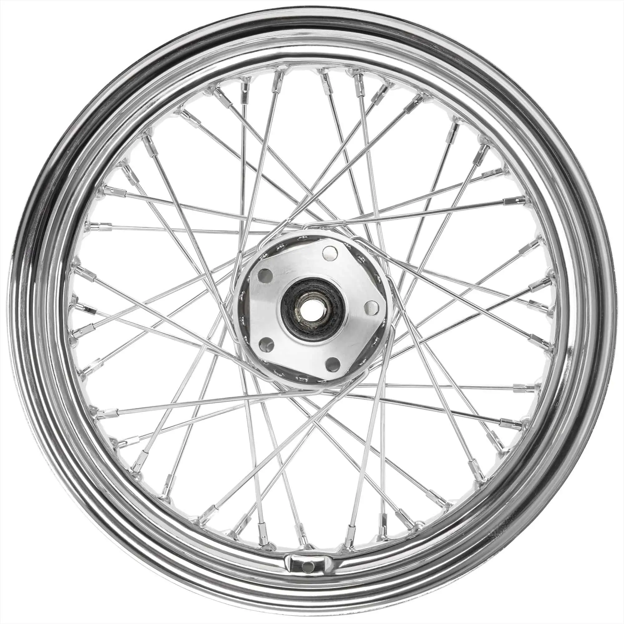 Mid-USA 16 X 3.00 Chrome Complete Rear Wheel Fits All Harley-Davidson 1979-1999 6 Mid-USA 16 X 3.00 Chrome Complete Rear Wheel Fits All Harley-Davidson 1979-1999 - Image 4