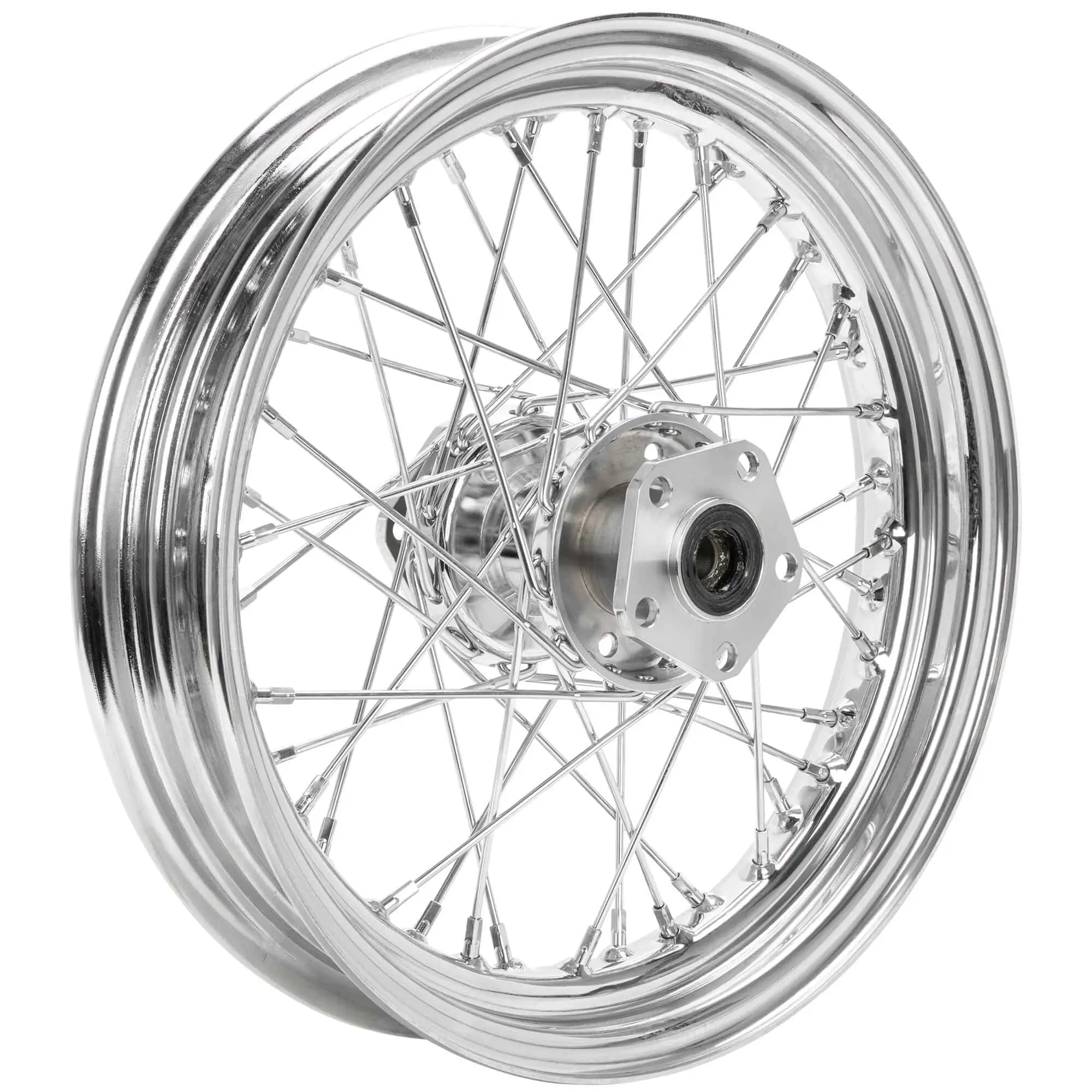 Mid-USA 16 X 3.00 Chrome Complete Rear Wheel Fits All Harley-Davidson 1979-1999 8 Mid-USA 16 X 3.00 Chrome Complete Rear Wheel Fits All Harley-Davidson 1979-1999 - Image 6