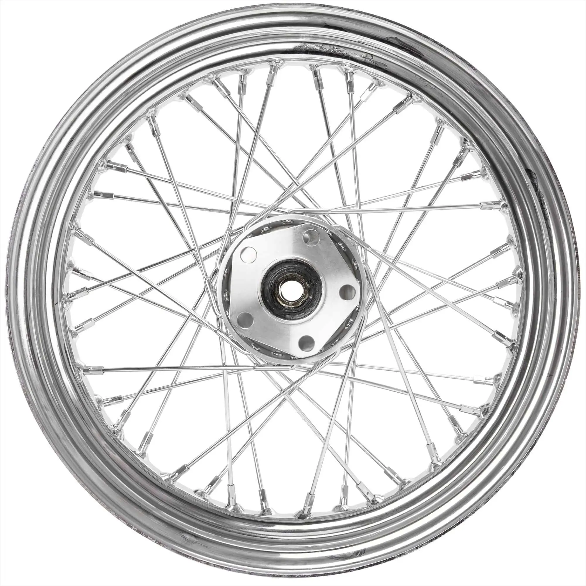Mid-USA 16 X 3.00 Chrome Complete Rear Wheel Fits All Harley-Davidson 1979-1999 9 Mid-USA 16 X 3.00 Chrome Complete Rear Wheel Fits All Harley-Davidson 1979-1999 - Image 7