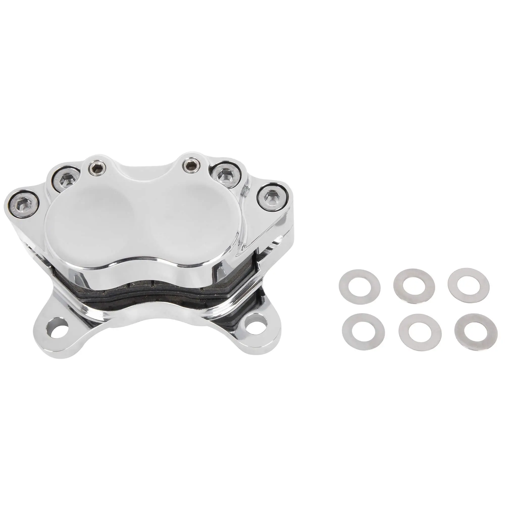 Mid-USA Four Piston Brake Caliper - Chrome 4 Mid-USA Four Piston Brake Caliper - Chrome - Image 2