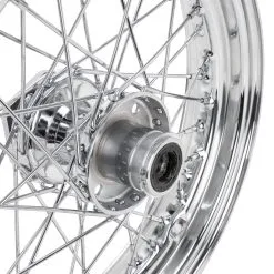 Mid-USA 16 X 3.00 Chrome Complete Front Wheel Harley-Davidson FLST 1984-1999 -Motorcycle Wheel Screws Outlet Shop 010710 mid usa 16x3 chrome complete front wheel harley davidson flst 1984 99 6