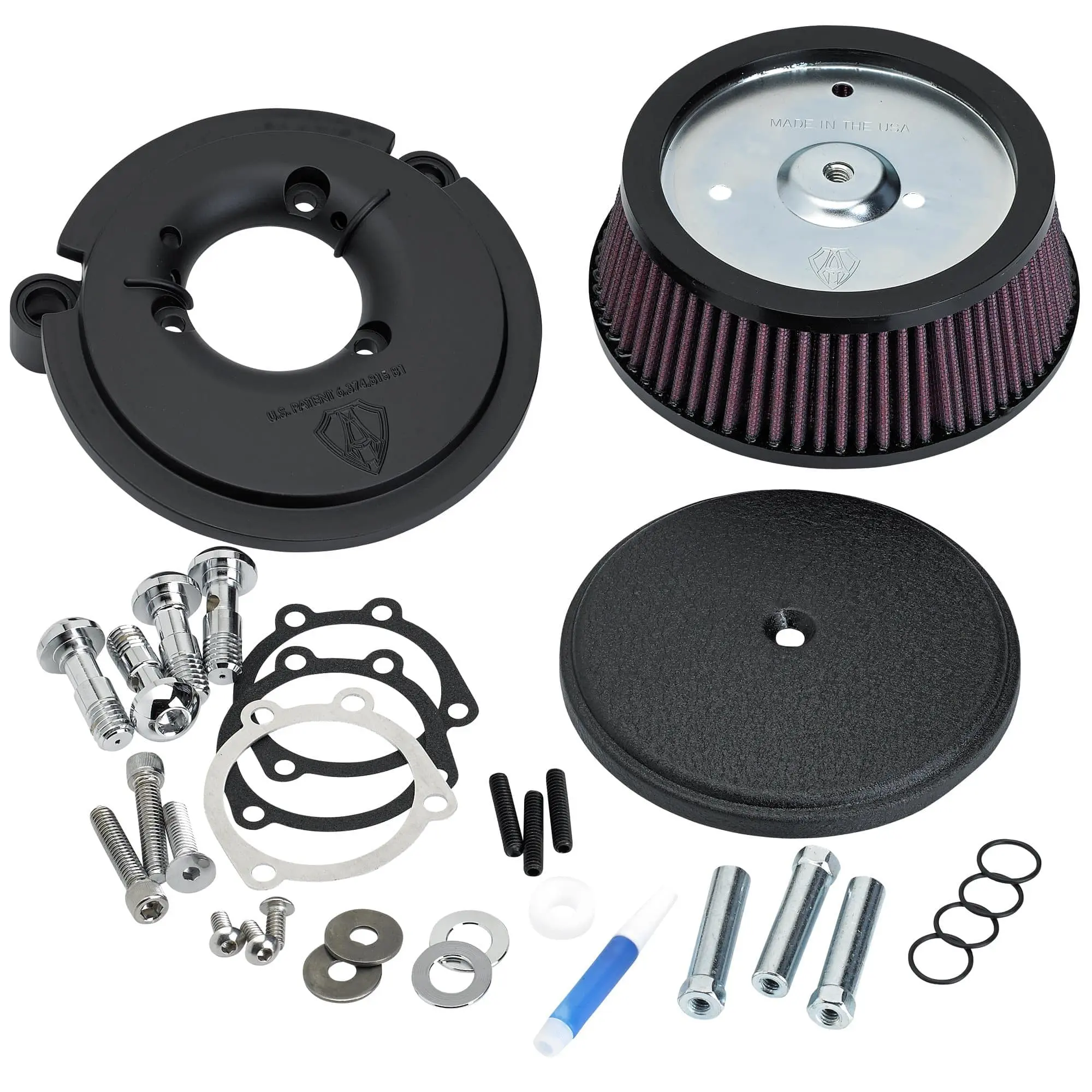Arlen Ness Big Sucker Stage 1 Air Filter Kit - Black - 1988-2020 Harley-Davidson XL 4 Arlen Ness Big Sucker Stage 1 Air Filter Kit - Black - 1988-2020 Harley-Davidson XL - Image 2