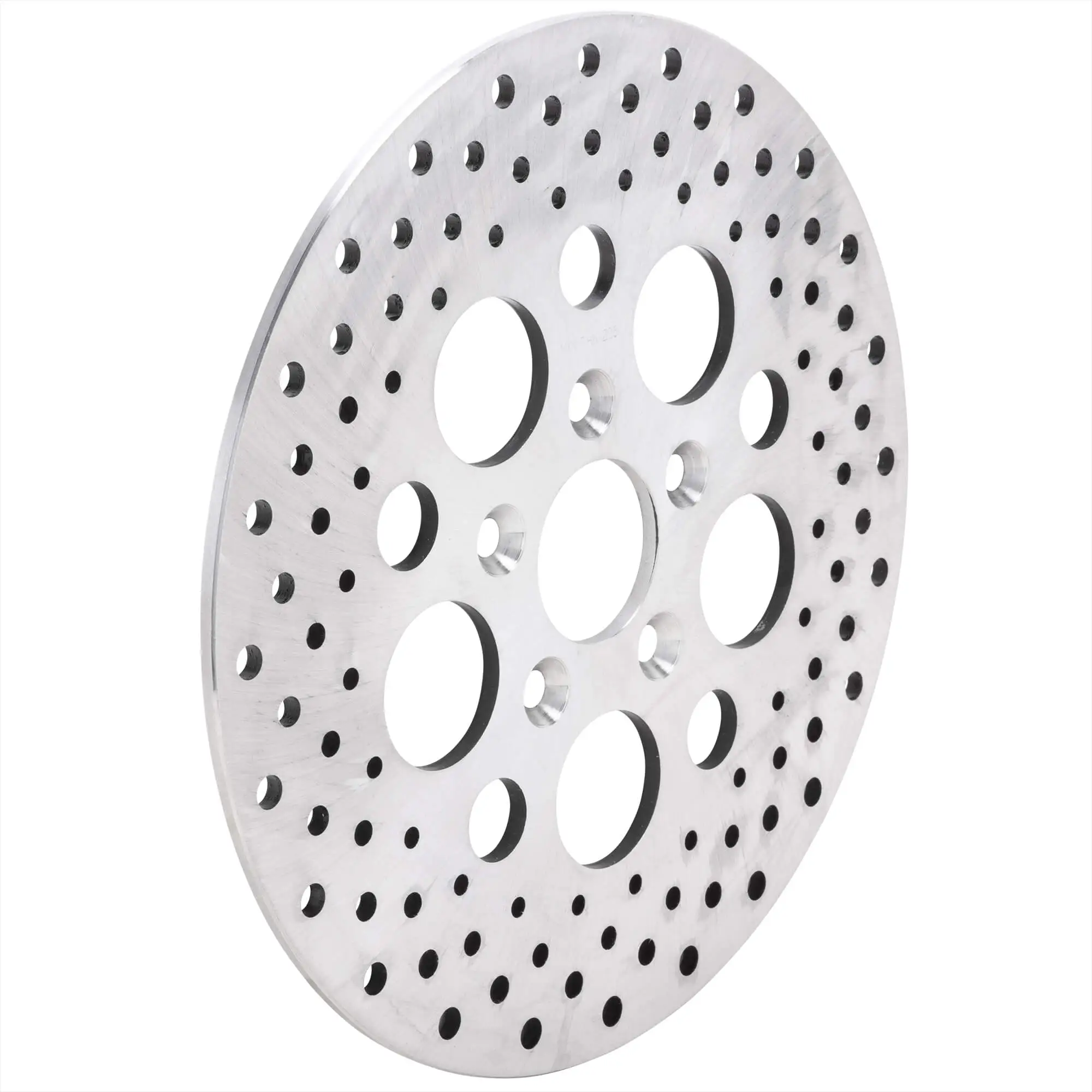 Cycle Standard Drilled Stainless Steel Brake Rotor - 11.5 Inches - Replaces Harley-Davidson OEM# 41791-79A 4 Cycle Standard Drilled Stainless Steel Brake Rotor - 11.5 Inches - Replaces Harley-Davidson OEM# 41791-79A - Image 2