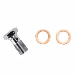 Goodridge 10mm X 1.25mm Single Banjo Bolt - Chrome 9 Goodridge 10mm X 1.25mm Single Banjo Bolt - Chrome -Motorcycle Wheel Screws Outlet Shop 012016 Goodridge 10mm 1 25mm Single Banjo Bolt Chrome 2