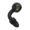 Goodridge 90 Degree 3/8 Inch/10mm Banjo Fitting - Ebony -Motorcycle Wheel Screws Outlet Shop 012022 Goodridge 90 Degree 3 8in 10mm Banjo Fitting Ebony 1