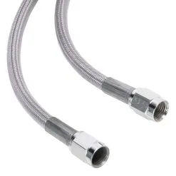 Goodridge Universal Braided Stainless Brake Line - 38" - Clear Coated -Motorcycle Wheel Screws Outlet Shop 012034 Goodridge Universal Braided Stainless Brake Line 38in Clear Coated 1