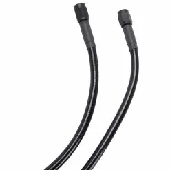 Goodridge Universal Braided Stainless Brake Line - 26" - Ebony -Motorcycle Wheel Screws Outlet Shop 012043 Goodridge Universal Braided Stainless Brake Line 26in Ebony 3