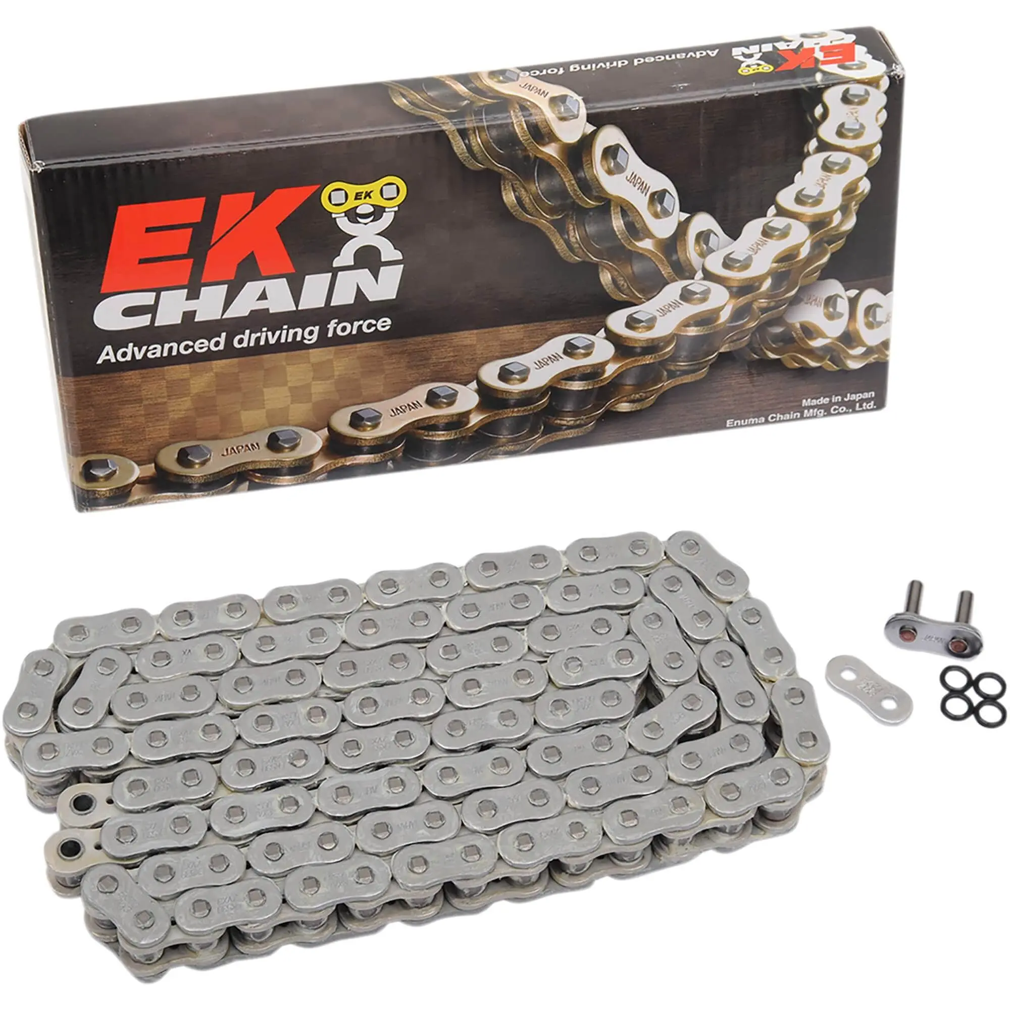 EK Chains 530 ZVX3 Sealed Extreme Series X-Ring Chain - 150 Links - Chrome 3 EK Chains 530 ZVX3 Sealed Extreme Series X-Ring Chain - 150 Links - Chrome
