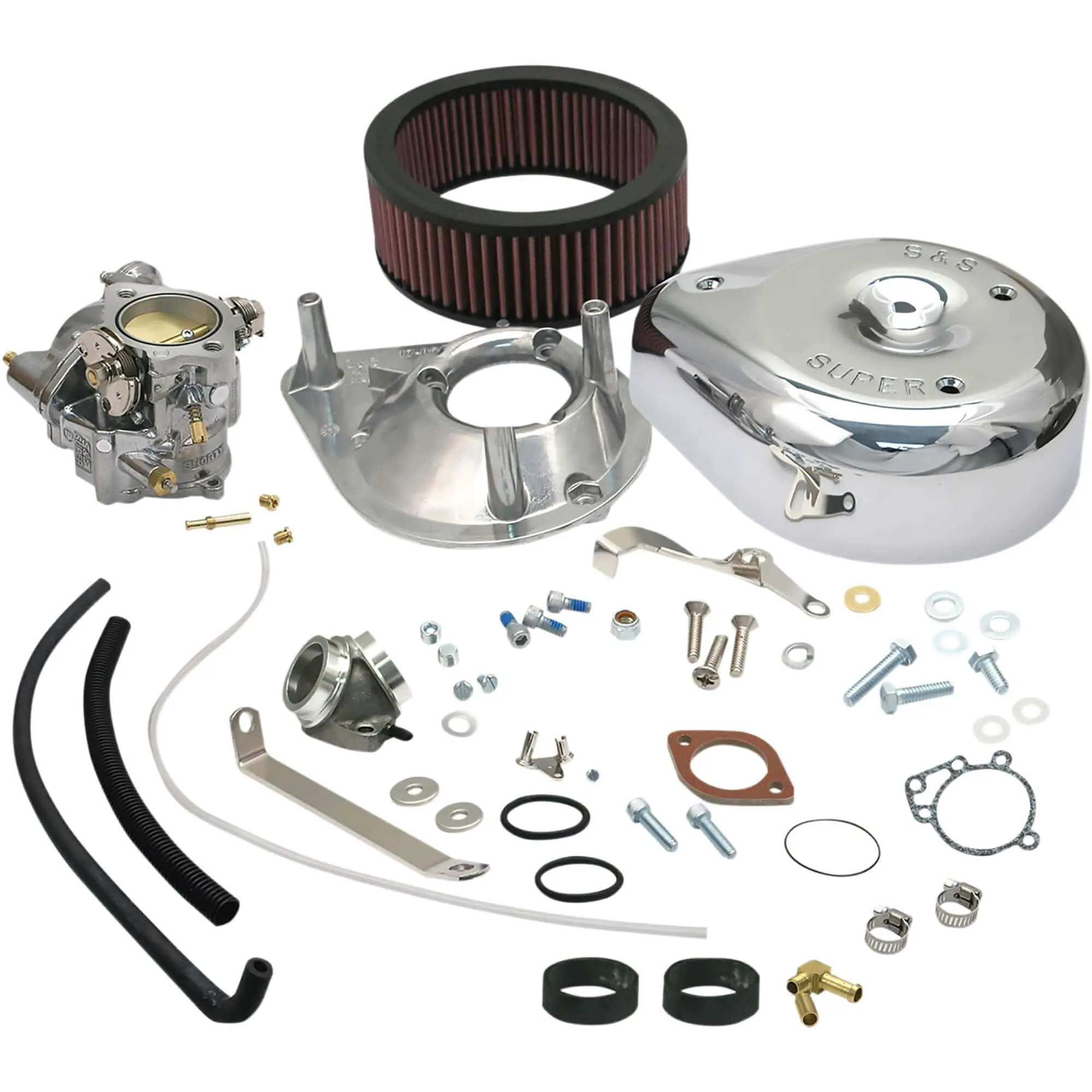 S&S Cycle Super E Carburetor Kit 1979-85 Harley-Davidson Sportster XL With VOES 3 S&S Cycle Super E Carburetor Kit 1979-85 Harley-Davidson Sportster XL With VOES