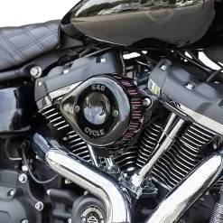 S&S Cycle Mini Teardrop Stealth Air Cleaner - Black - 2017-Up Harley-Davidson M8 Models 10 S&S Cycle Mini Teardrop Stealth Air Cleaner - Black - 2017-Up Harley-Davidson M8 Models -Motorcycle Wheel Screws Outlet Shop 012427 S S Cycle Mini Teardrop Stealth Air Cleaner Black 2017 Up Harley Davidson M8 Models 3