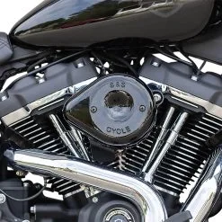 S&S Cycle Mini Teardrop Stealth Air Cleaner - Black - 2017-Up Harley-Davidson M8 Models 11 S&S Cycle Mini Teardrop Stealth Air Cleaner - Black - 2017-Up Harley-Davidson M8 Models -Motorcycle Wheel Screws Outlet Shop 012427 S S Cycle Mini Teardrop Stealth Air Cleaner Black 2017 Up Harley Davidson M8 Models 4
