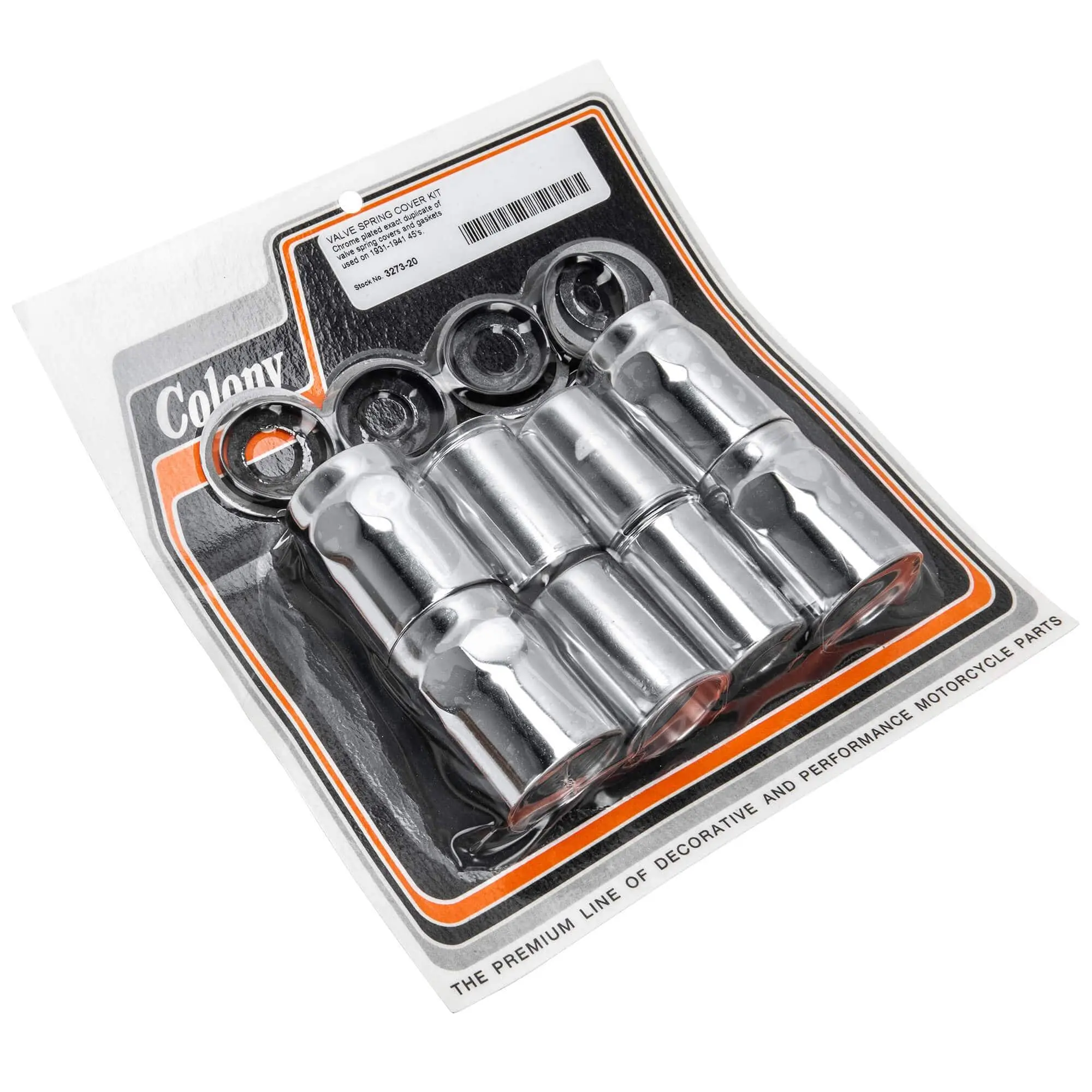 Colony #3273-20 Valve Spring Cover Kit 1931-1941 Harley-Davidson 45's 3 Colony #3273-20 Valve Spring Cover Kit 1931-1941 Harley-Davidson 45's