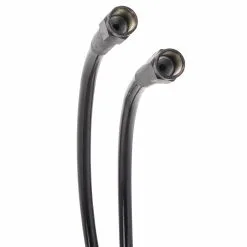 Goodridge Universal Braided Stainless Brake Line - 11" - Ebony -Motorcycle Wheel Screws Outlet Shop 012708 Goodridge Universal Braided Stainless Brake Line 11in Ebony 1