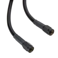 Goodridge Universal Braided Stainless Brake Line - 11" - Ebony -Motorcycle Wheel Screws Outlet Shop 012708 Goodridge Universal Braided Stainless Brake Line 11in Ebony 5