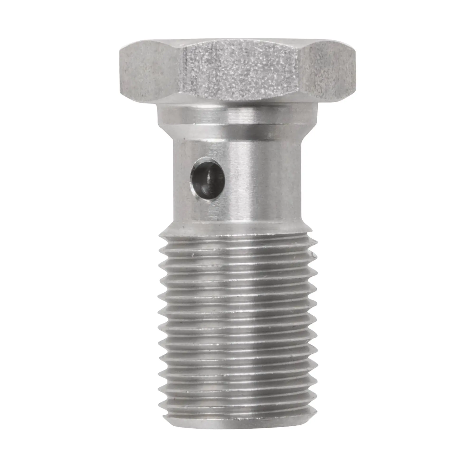 Goodridge 7/16-24 Inch Single Banjo Bolt - Stainless Steel 4 Goodridge 7/16-24 Inch Single Banjo Bolt - Stainless Steel - Image 2