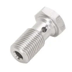 Goodridge 7/16-24 Inch Single Banjo Bolt - Stainless Steel 8 Goodridge 7/16-24 Inch Single Banjo Bolt - Stainless Steel -Motorcycle Wheel Screws Outlet Shop 012773 Goodridge 7 16 24in Single Banjo Bolt Stainless Steel 3