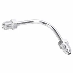 Goodridge Long 90 Degree Tube Adapter - Chrome