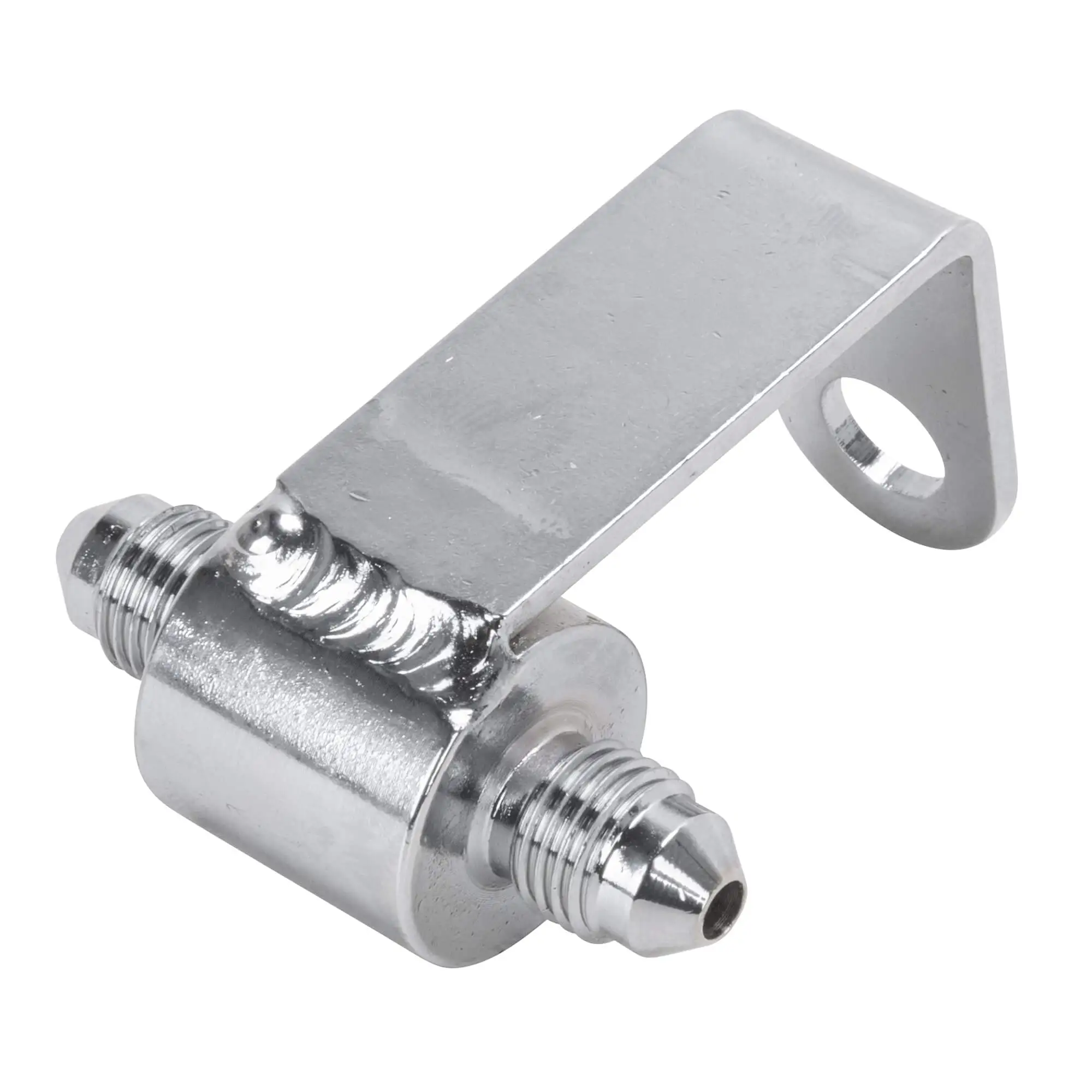 Goodridge 1/8 Inch NPT Universal Rear Junction Block With Brake Light Switch Mount - Chrome 5 Goodridge 1/8 Inch NPT Universal Rear Junction Block With Brake Light Switch Mount - Chrome - Image 3