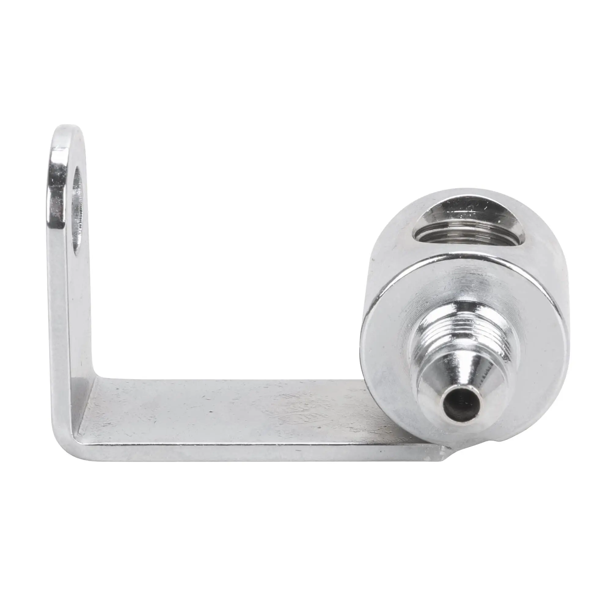 Goodridge 1/8 Inch NPT Universal Rear Junction Block With Brake Light Switch Mount - Chrome 6 Goodridge 1/8 Inch NPT Universal Rear Junction Block With Brake Light Switch Mount - Chrome - Image 4