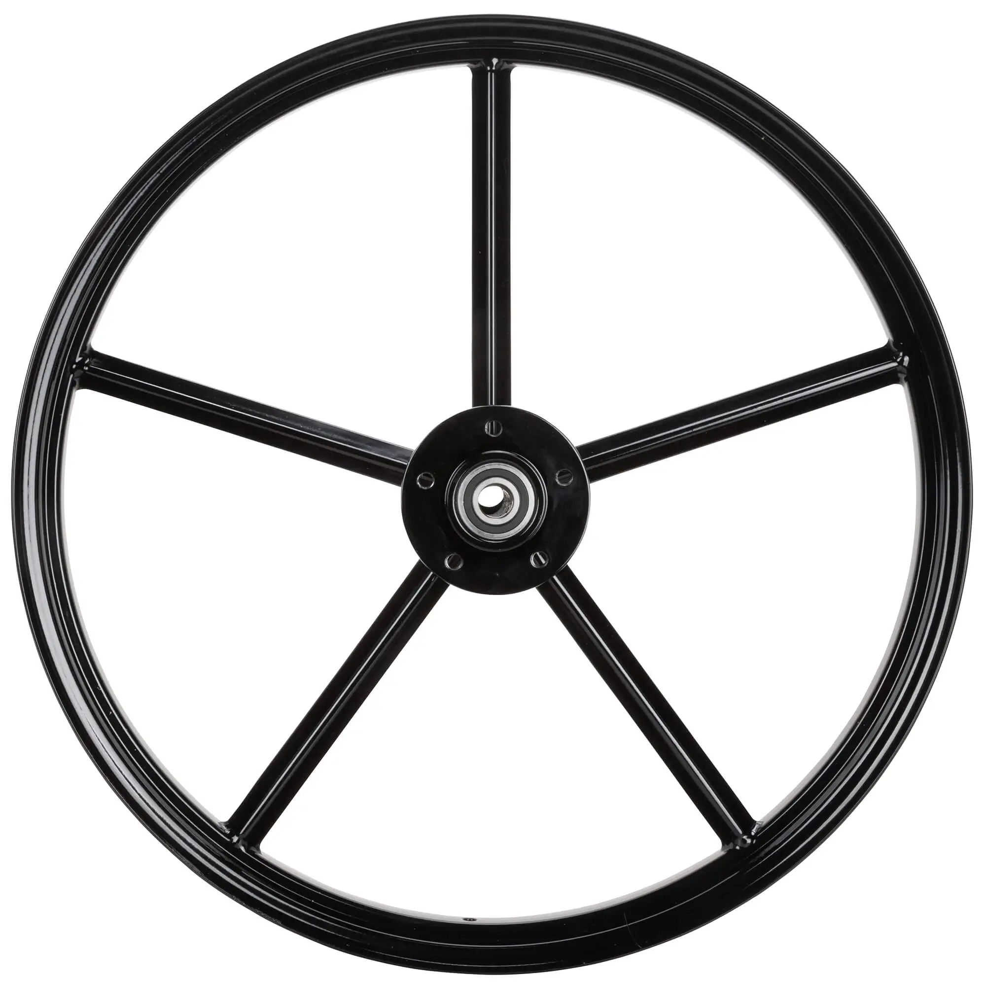 Led Sled Customs Square Spoke Invader 21 X 2.15 Wide Flange Front Wheel - Gloss Black 4 Led Sled Customs Square Spoke Invader 21 X 2.15 Wide Flange Front Wheel - Gloss Black - Image 2