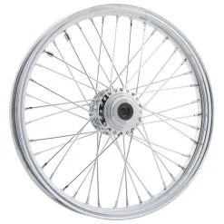 HardDrive American V-Twin Products 19 X 2.15 40 Spoke Chrome Dual Disc Front Wheel Fits 2000-03 Harley-Davidson FXD/XL