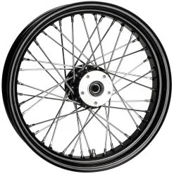 HardDrive American V-Twin Products 18 X 3.5 40 Spoke Black Rear Wheel Fits 1984-1999 Harley-Davidson Big Twin/XL
