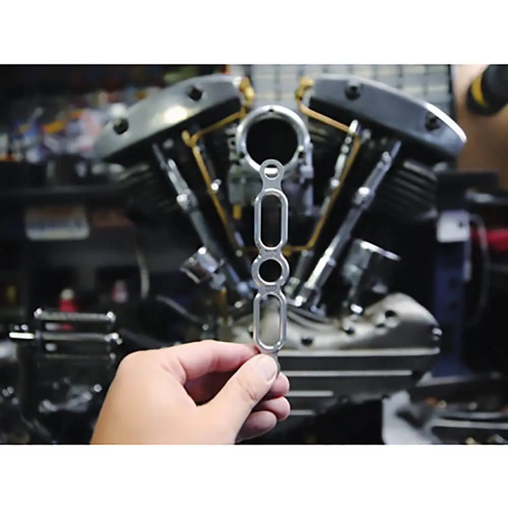 Old-STF Cycle Shovelhead Aluminum Carburetor Intake Support Bracket 9 Old-STF Cycle Shovelhead Aluminum Carburetor Intake Support Bracket - Image 7