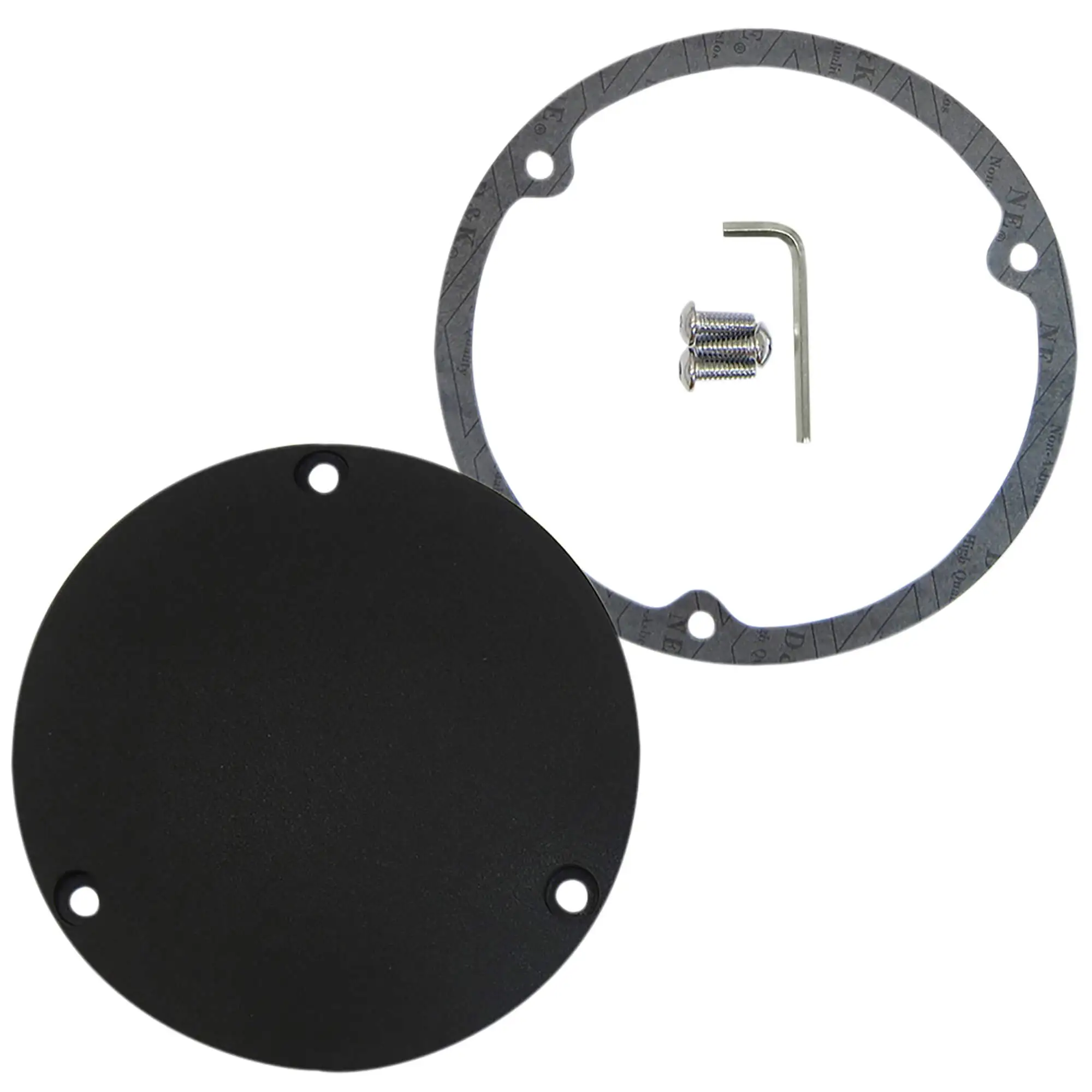 DRAG Specialties Derby Cover - Wrinkle Black - 1970-1998 Harley-Davidson Big Twins 4 DRAG Specialties Derby Cover - Wrinkle Black - 1970-1998 Harley-Davidson Big Twins - Image 2