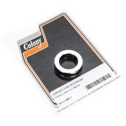 Colony #3581-1 Chrome Axle Spacer - 1-1/2 Inch O.D. X 25MM I.D. X 3/8 Inch Thick