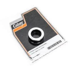 Colony #3582-1 Chrome Axle Spacer - 1-1/2 Inch O.D. X 25MM I.D. X 1/2 Inch Thick