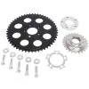 Lowbrow Customs Belt To Chain Conversion Kit Harley-Davidson Dyna 2000-05 Mag Wheels - Black Sprocket -Motorcycle Wheel Screws Outlet Shop 015225 BelttoChainConversionKitHarley DavidsonDyna2000 05MagWheels BlackSprocket 1