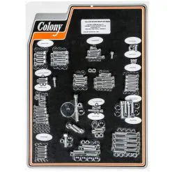 Colony #1001 Complete Show Bike Kit Chrome Allen Hardware Harley 99-up Twin Cam 88 FLT