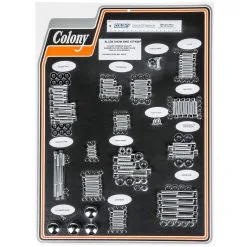 Colony #1023-P Complete Show Bike Kit Chrome Smooth Allen Hardware Harley 2006-up Dyna