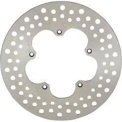 RUSSELL Drilled Stainless Steel Brake Rotor - 11.5 Inches - Replaces Harley-Davidson OEM# 41807-74