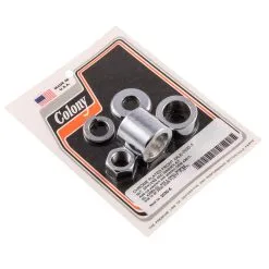 Colony #2030-5 Front Axle Nut Spacer Chrome Smooth Harley FLSTF FLSTFI 2000-06