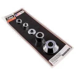 Colony #2211-5 Chrome Front Axle Nut Spacers Washer Kit Harley FXSTD FXSTDI 01-06