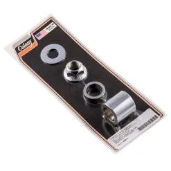 Colony #2257-4 Chrome Rear Axle Nut Spacer Washer Kit Harley Sportster 2005