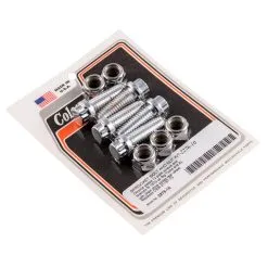 Colony #2276-10 Sprocket Chrome 12 Point Bolt And Nut Kit Harley Big Twin XL 73-up