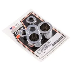 Colony #2391-7 Chrome Front Axle Nut Spacer Wahser Kit Harley 07-up FXST FXSTB
