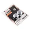 Colony #2519-2 Front Axle Smooth Chrome Covers Harley Sportster Dyna -Motorcycle Wheel Screws Outlet Shop 2519 2 COLONY CHROME FRONT AXLE COVERS
