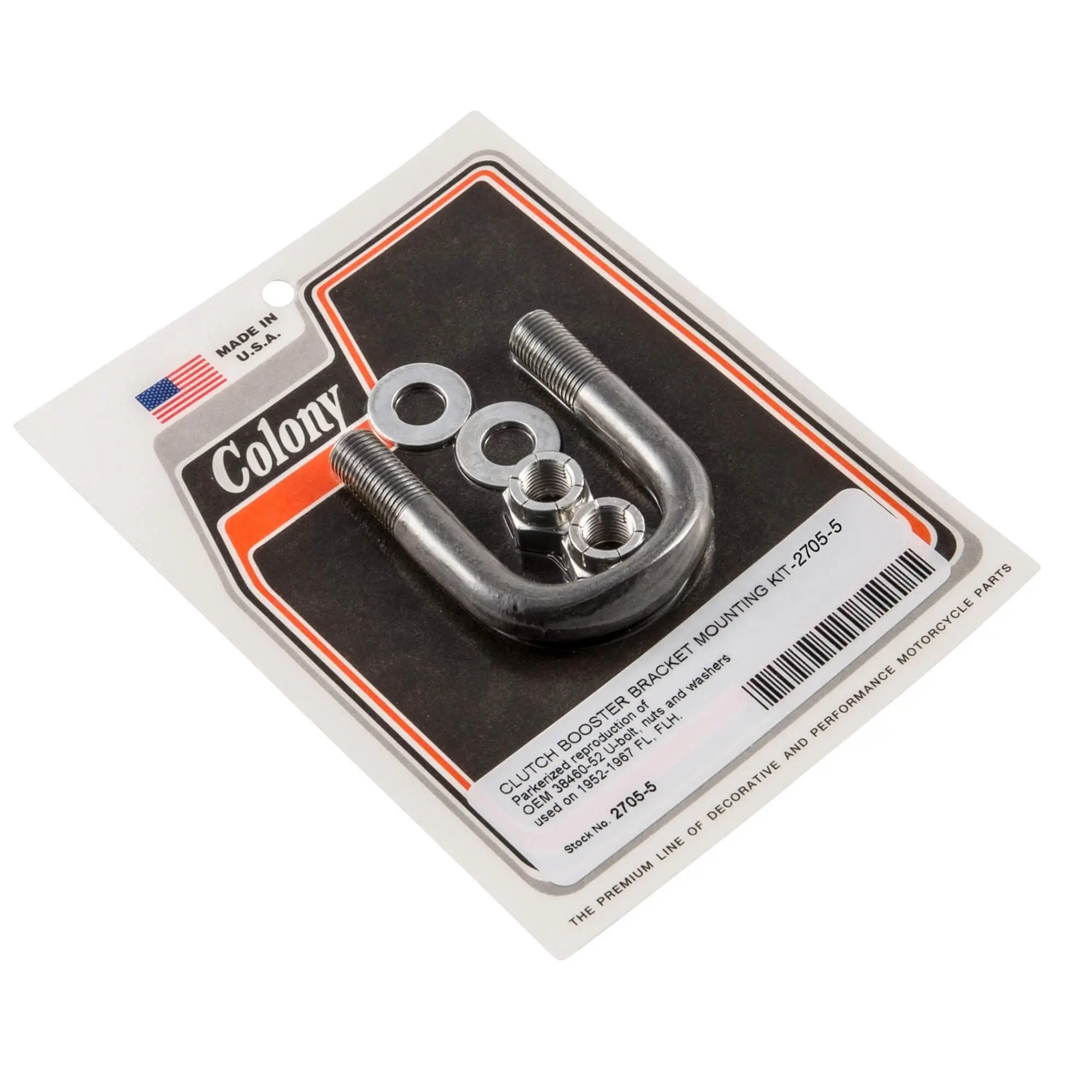 Colony #2705-5 Clutch Booster Bracket Mounting Kit Parkerized Harley FL FLH 1952-67 3 Colony #2705-5 Clutch Booster Bracket Mounting Kit Parkerized Harley FL FLH 1952-67